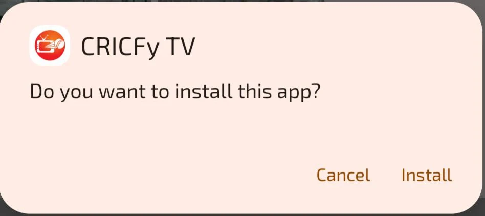 install cricfy 